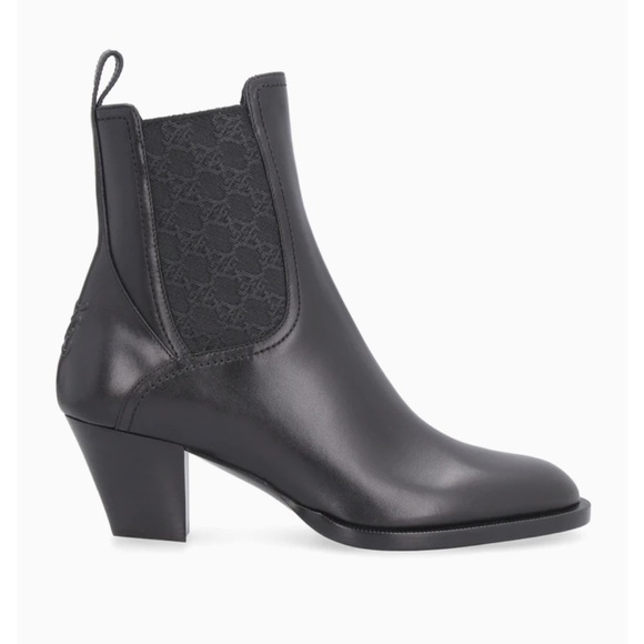 Fendi FF Karligraphy Motif Ankle Boots Size 37 - Picture 8 of 9